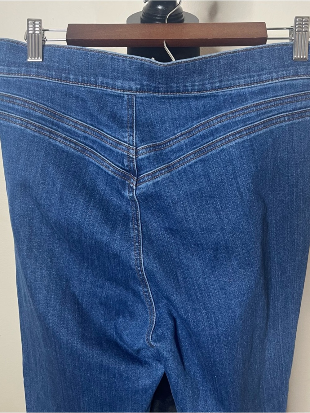 Veronica Beard Women’s Sheridan High Rise Exaggerated‎ Flare Blue Denim Jeans 30 - Picture 8 of 12